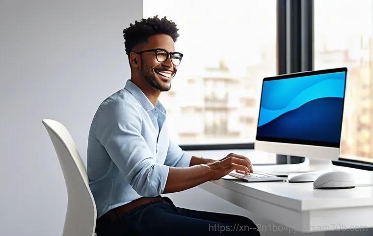 개포동 HDD조립 및 교체수리 - **Prompt:** A close-up, high-angle shot in a professional, well-lit computer repair workshop. The ce...