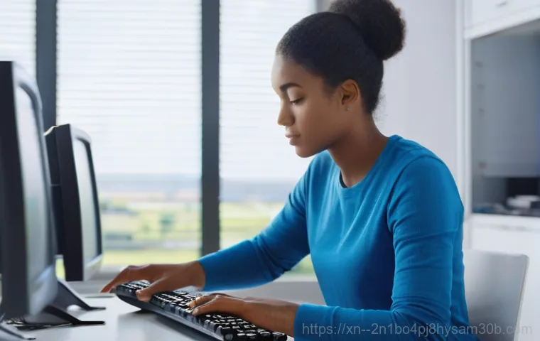 와룡동 HARDWARE_MEMORY_FAILURE - **Prompt:** A close-up shot of an adult's hands (any gender) carefully and precisely inserting a new...