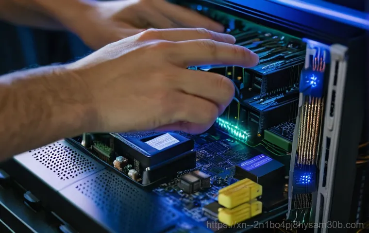 북면 UNEXPECTED_KERNEL_MODE_TRAP - A frustrated young person, mid-20s, wearing casual clothes (t-shirt and jeans), sits in front of a c...