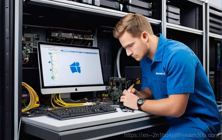 신수동 해킨토시 재설치 포맷  초기화 - **Prompt:** A brightly lit, modern desk scene showing a Hackintosh tower PC connected to a large mon...