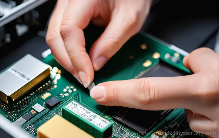 조원동 HARDWARE_MEMORY_FAILURE - **Image Prompt:** A young adult, looking visibly stressed and worried, sits in front of a computer m...
