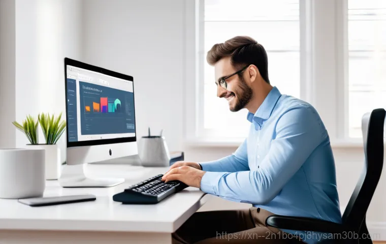 하면 STATUS_KERNEL_MEMORY_LEAK - **Blue Screen Catastrophe:** A distressed young adult, in their late 20s, is hunched over a desk, st... 하면 STATUS_KERNEL_MEMORY_LEAK - **Blue Screen Catastrophe:** A distressed young adult, in their late 20s, is hunched over a desk, st...