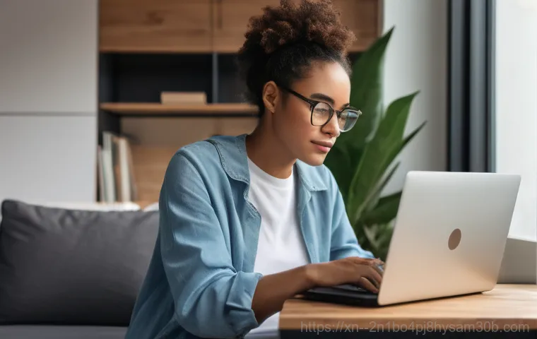 암사동 블루스크린 - A close-up shot of a pair of gloved hands (adult, wearing a clean, professional-looking shirt) caref...