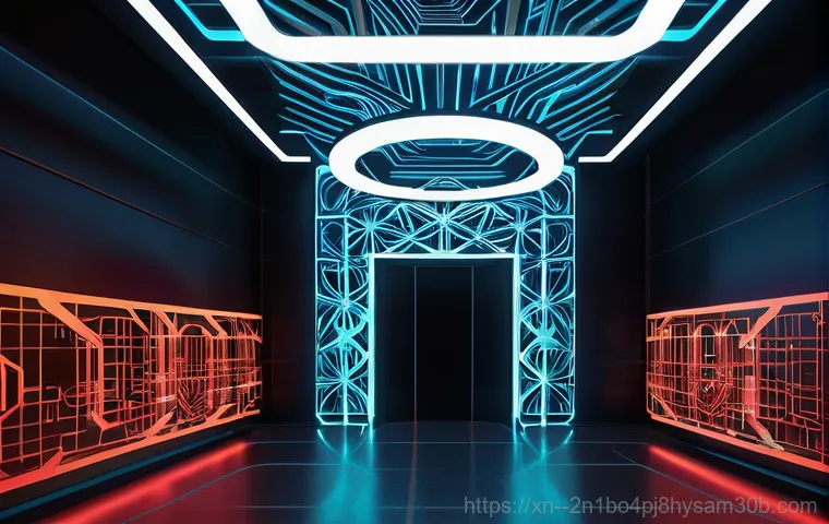 내자동 STATUS_INVALID_CALLER - **Prompt:** A lone software developer, gender-neutral, in a dimly lit, futuristic office. They are s...