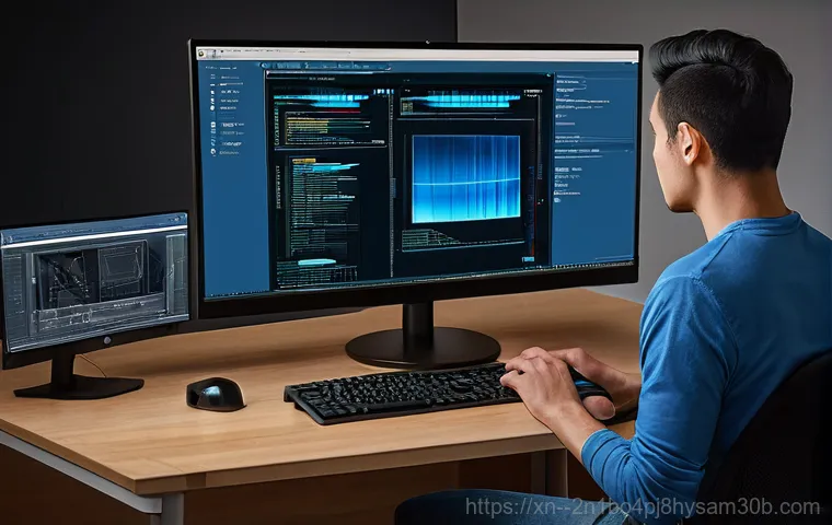 산림동 POOL_CORRUPTION_IN_FILE_AREA - **Image Prompt 1: The Blue Screen Nightmare**
    A young adult, with a look of deep frustration and...