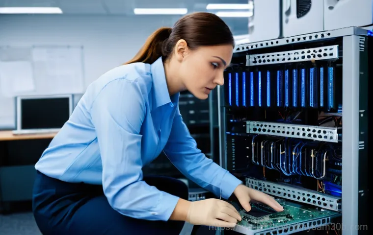 세종로 서버출장방문수리점 - A close-up, highly detailed shot of a male IT manager in his late 30s, professionally dressed in a c...