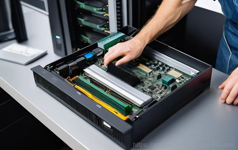 논현동 STATUS_PAGE_FAULT - **Prompt 1: The Frustration of a Blue Screen Error**
    "A young adult, gender-neutral, sits at a d...