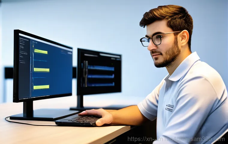 지축동 ubuntu재설치 포맷  초기화 - A person (gender-neutral, diverse, wearing everyday, modest clothing) with a focused and careful exp...