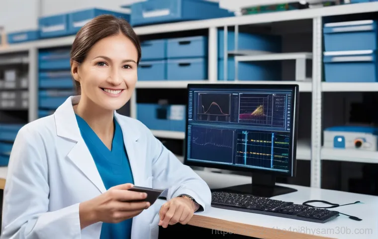 예관동 pc복구중 - A person in their late 20s to early 30s, looking distressed and frustrated, sitting at a desk with a...