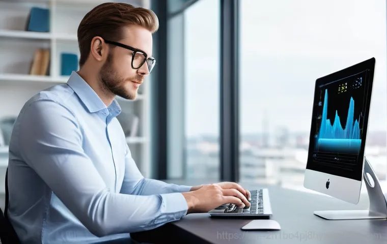 염창동 STATUS_DISK_FULL - **Prompt 1: The Overwhelming Digital Deluge**
    **Subject:** A young professional woman, dressed i...