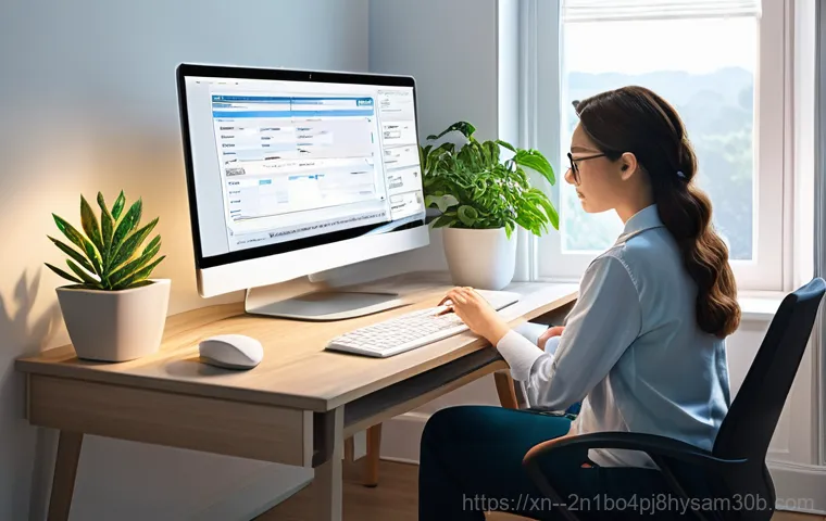창동 USER_MODE_HEALTH_MONITOR - **Prompt 2: Troubleshooting the Computer's Core**
A focused, eye-level shot of a person, wearing... 창동 USER_MODE_HEALTH_MONITOR - **Prompt 2: Troubleshooting the Computer's Core**
A focused, eye-level shot of a person, wearing...
