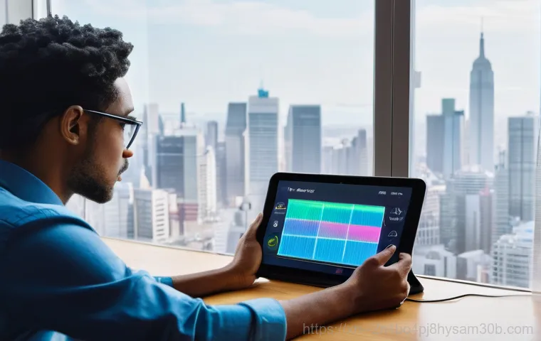 발산동 STATUS_DEVICE_OFFLINE - **Prompt:** A young adult, either male or female, standing in a contemporary living room. The person...