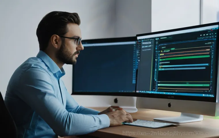 월곡동 INACCESSIBLE_BOOT_DEVICE - A close-up shot of an adult's hands (wearing a simple watch) carefully re-connecting a SATA data cab...