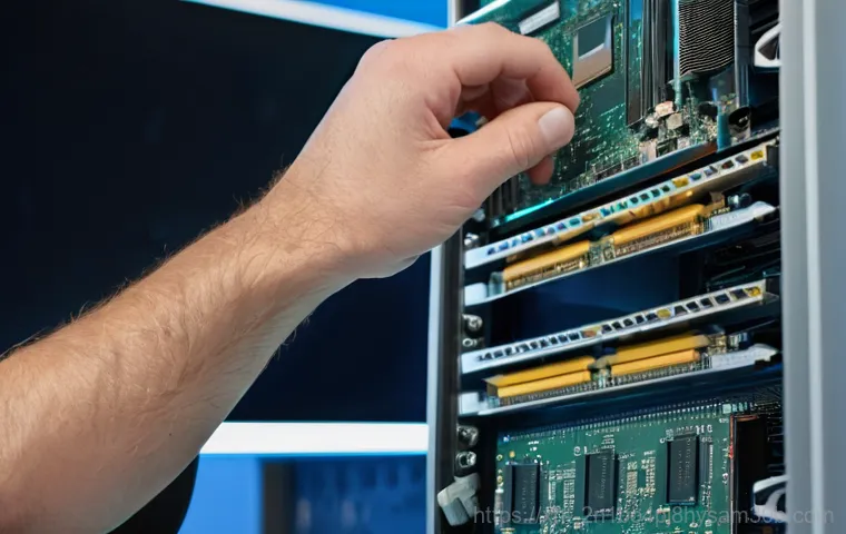 오금동 STATUS_KERNEL_HEAP_CORRUPTION - A close-up of a person, appearing frustrated or shocked, staring intensely at a computer monitor tha...