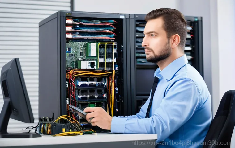 제기동 조립컴퓨터 pc 출장판매설치 - **Prompt:** A skilled female computer technician, with a focused expression, is carefully performing...