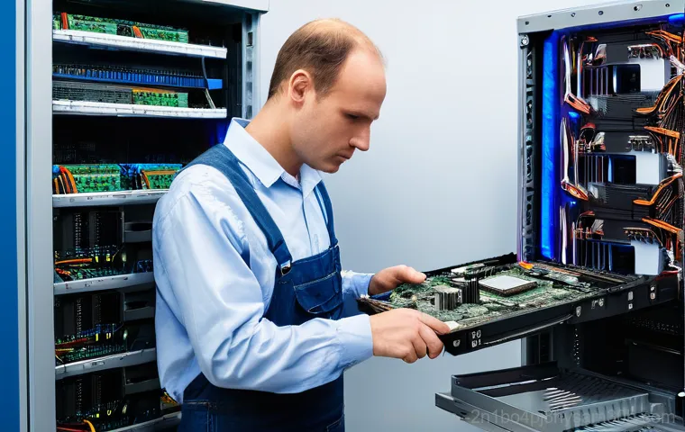목현동 BAD_POOL_CALLER - **Prompt:** A close-up shot of a computer monitor displaying a bright blue screen with the prominent...