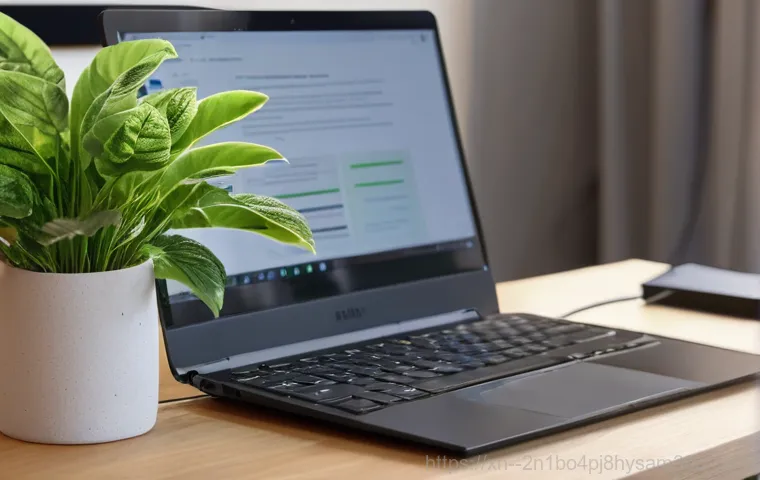 청파동 노트북 laptop 출장방문수리점 - An experienced, friendly laptop repair technician, wearing a neat company polo shirt with a logo, is... 청파동 노트북 laptop 출장방문수리점 - An experienced, friendly laptop repair technician, wearing a neat company polo shirt with a logo, is...