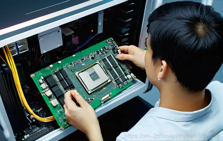 명동 STATUS_ACCESS_VIOLATION - **Prompt:** A young adult, dressed in a comfortable casual t-shirt and jeans, sits at a modern, well...