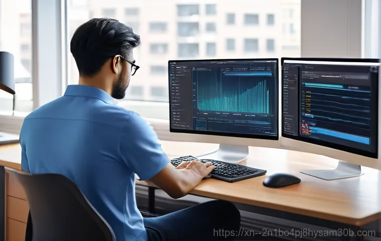 미아동 STATUS_KERNEL_MODULE_FAILURE - A person, appearing frustrated yet determined, sitting in front of a computer monitor displaying a p... 미아동 STATUS_KERNEL_MODULE_FAILURE - A person, appearing frustrated yet determined, sitting in front of a computer monitor displaying a p...