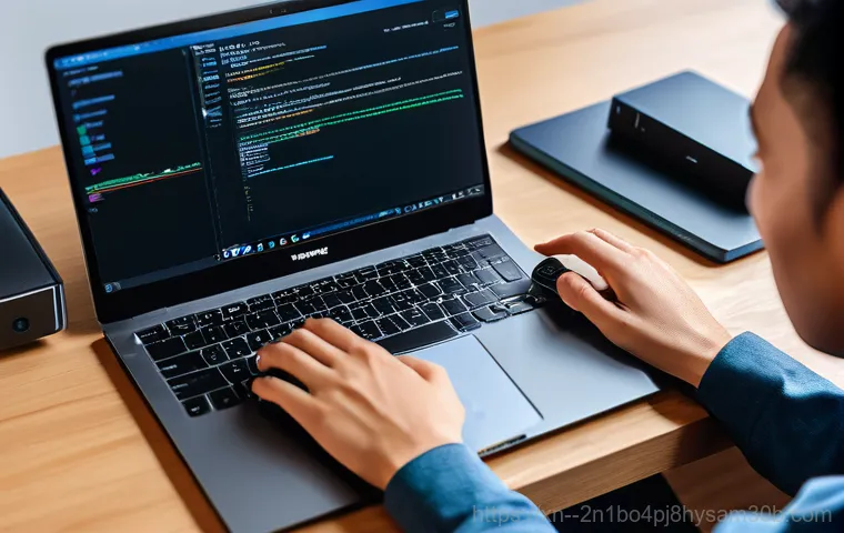 필운동 STATUS_DISK_CORRUPTION - **"A close-up, artistic shot focusing on a user's hands (with neatly trimmed nails, no visible jewel...