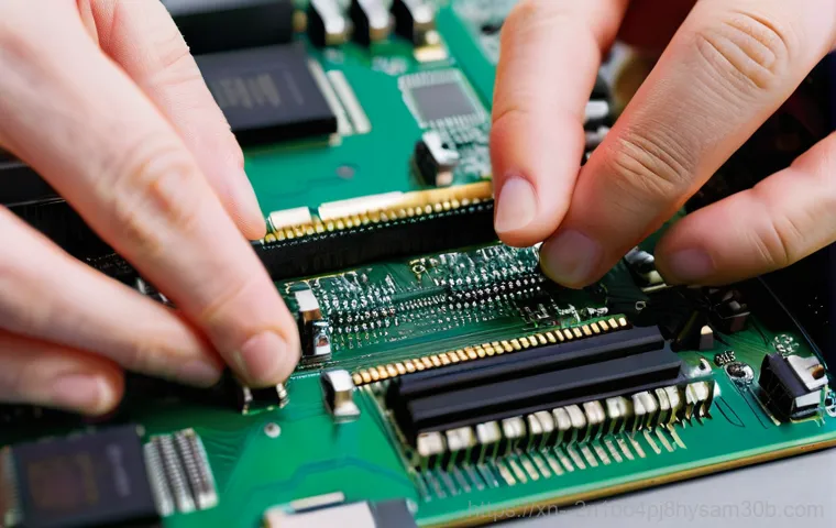 소격동 RAM조립 및 교체수리 - **Image Prompt 1:** A young adult, either male or female, sitting at a modern desk in a home office,...