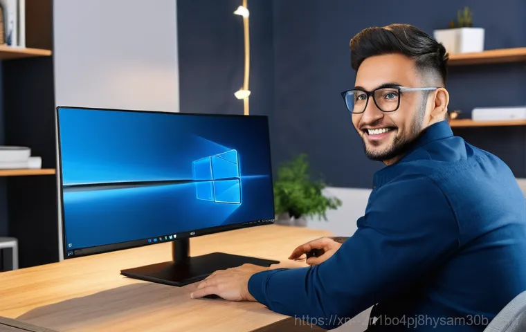 운니동 조립컴퓨터 pc 출장판매설치 - A professional PC technician, a man in his late 30s with a friendly demeanor and wearing a branded c...