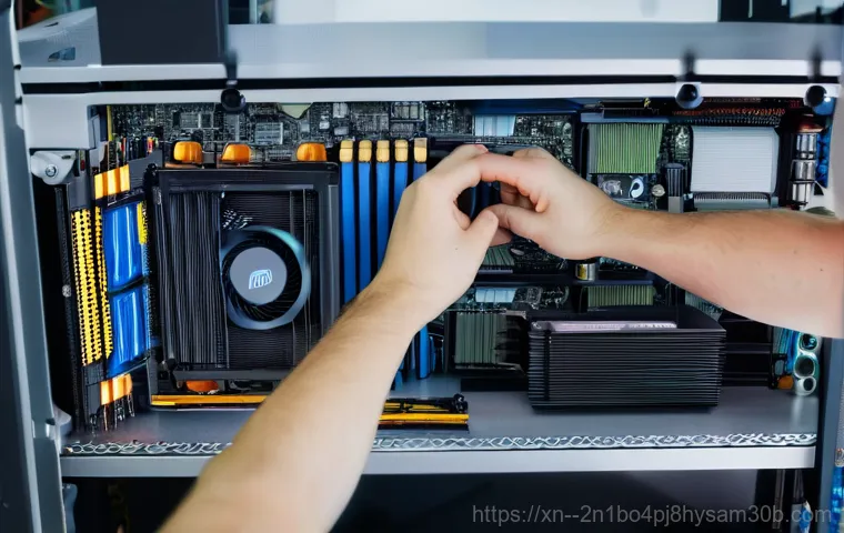 하안동 cpu조립 및 교체수리 - A young adult (gender neutral) sitting at a modern desk, looking visibly frustrated at their compute... 하안동 cpu조립 및 교체수리 - A young adult (gender neutral) sitting at a modern desk, looking visibly frustrated at their compute...