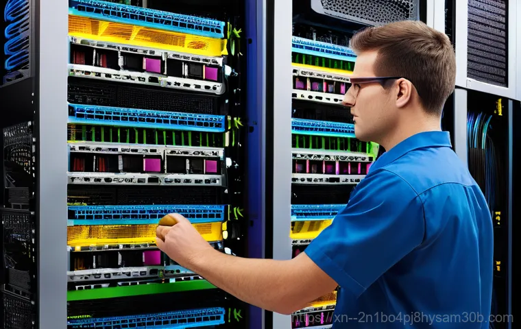 경운동 HDD조립 및 교체수리 - **Prompt**: A close-up shot of a professional computer technician, wearing blue nitrile gloves, meti... 경운동 HDD조립 및 교체수리 - **Prompt**: A close-up shot of a professional computer technician, wearing blue nitrile gloves, meti...