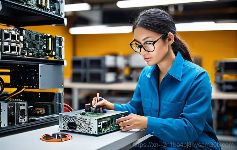 광희동 맥미니 판매 및 수리 - A close-up shot of an older model Mac mini (e.g., a 2012 or 2014 model) being carefully opened up fo... 광희동 맥미니 판매 및 수리 - A close-up shot of an older model Mac mini (e.g., a 2012 or 2014 model) being carefully opened up fo...
