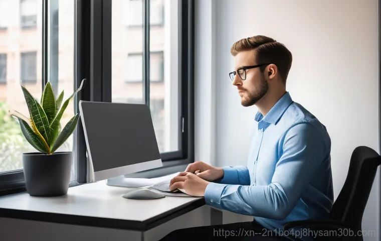 도화동 Press Ctrl Alt Del to restart - **Prompt:** A focused, medium shot of a computer technician (or a diligent individual performing a D... 도화동 Press Ctrl Alt Del to restart - **Prompt:** A focused, medium shot of a computer technician (or a diligent individual performing a D...