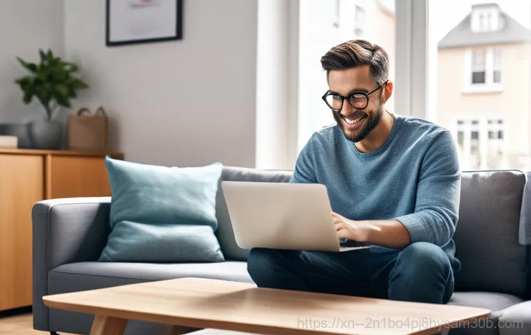 신영동 부트캠프설치 - A sleek MacBook on a modern, minimalist desk. The screen is creatively split or features two distinc...