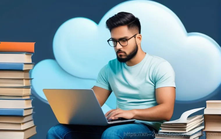 와룡동 NTFS_FILE_SYSTEM - A person, visibly frustrated and bewildered, stares at a computer monitor displaying a bright blue s... 와룡동 NTFS_FILE_SYSTEM - A person, visibly frustrated and bewildered, stares at a computer monitor displaying a bright blue s...