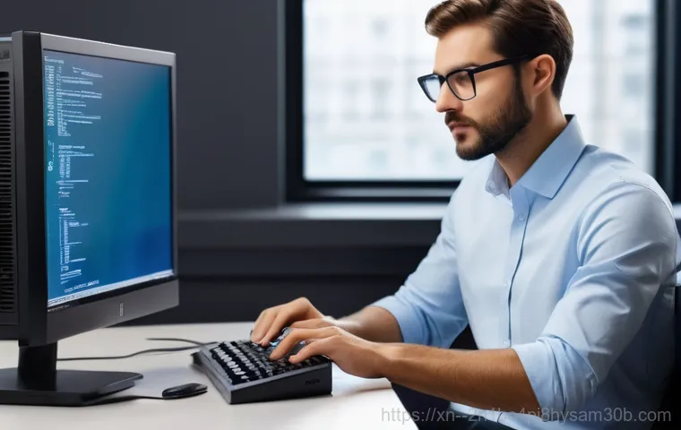 장교동 CDFS_FILE_SYSTEM - **Prompt:** A young adult, dressed in casual yet modest attire (like a t-shirt and jeans), sits at a...