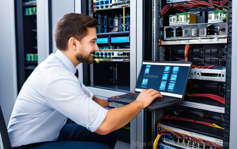 도선동 파일서버출장방문수리점 - A data recovery specialist, either male or female, in a clean and organized workspace. The specialis... 도선동 파일서버출장방문수리점 - A data recovery specialist, either male or female, in a clean and organized workspace. The specialis...