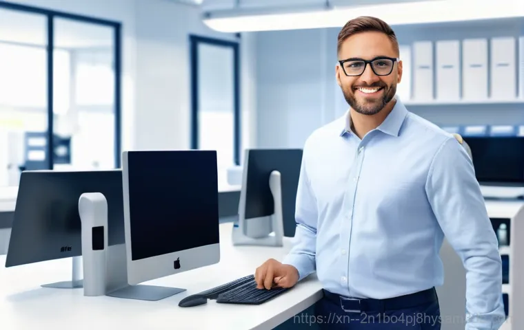 효자동 아이맥 판매 및 수리 - **Prompt for an iMac speed upgrade:**
Inside a brightly lit and modern computer repair workshop,... 효자동 아이맥 판매 및 수리 - **Prompt for an iMac speed upgrade:**
Inside a brightly lit and modern computer repair workshop,...