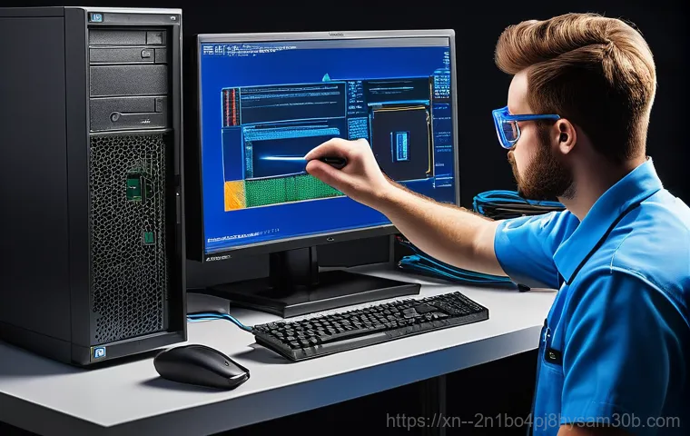 광명동 pc에 문제가 발생하여 다시 시작해야 합니다 - A close-up of a person, mid-20s to mid-30s, looking distressed and frustrated, with their hands ligh... 광명동 pc에 문제가 발생하여 다시 시작해야 합니다 - A close-up of a person, mid-20s to mid-30s, looking distressed and frustrated, with their hands ligh...