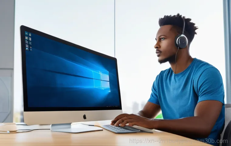 합정동 PFN_LIST_CORRUPT - **Prompt:** A close-up, high-detail shot of the inside of a desktop computer. A pair of hands, belon...