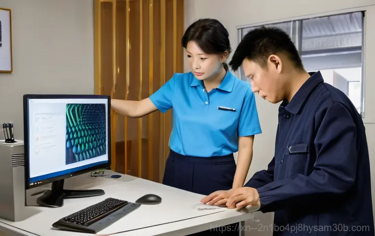 하계동 신호없음 - **Image Prompt: RAM Module Troubleshooting**
A close-up shot of a person's hands, wearing anti-s... 하계동 신호없음 - **Image Prompt: RAM Module Troubleshooting**
A close-up shot of a person's hands, wearing anti-s...
