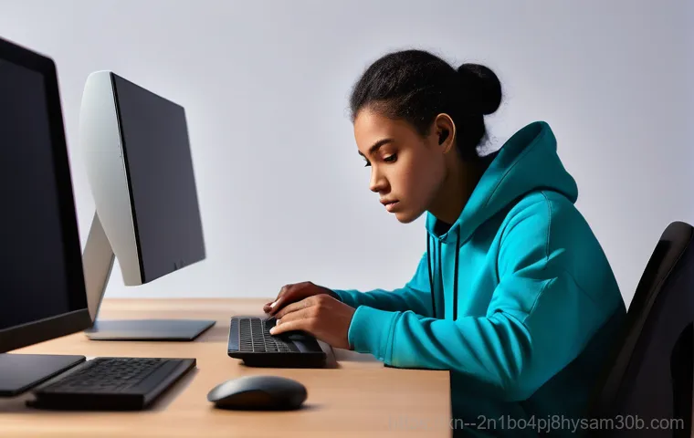 삼각산동 ubuntu재설치 포맷 초기화 - A focused individual, wearing neat, everyday attire like a button-up shirt and jeans, sitting at a w... 삼각산동 ubuntu재설치 포맷 초기화 - A focused individual, wearing neat, everyday attire like a button-up shirt and jeans, sitting at a w...