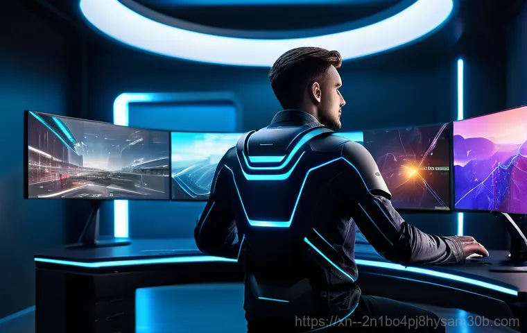 역동 pc복구중 - A person, wearing comfortable, everyday clothing, looks with a mixture of worry and growing hope at ...