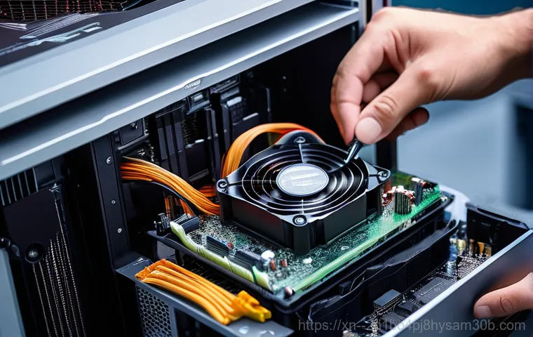중화동 쿨러조립 및 교체수리 - A person looking concerned or slightly frustrated while sitting in front of a desktop computer. The ... 중화동 쿨러조립 및 교체수리 - A person looking concerned or slightly frustrated while sitting in front of a desktop computer. The ...