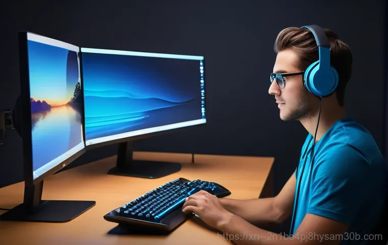 중화동 쿨러조립 및 교체수리 - A professional computer technician, wearing a short-sleeved work shirt, meticulously installing a CP... 중화동 쿨러조립 및 교체수리 - A professional computer technician, wearing a short-sleeved work shirt, meticulously installing a CP...