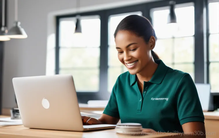 충신동 출장방문윈도우 windows 설치 - A professional computer technician, dressed in a clean, branded polo shirt, is diligently working on... 충신동 출장방문윈도우 windows 설치 - A professional computer technician, dressed in a clean, branded polo shirt, is diligently working on...