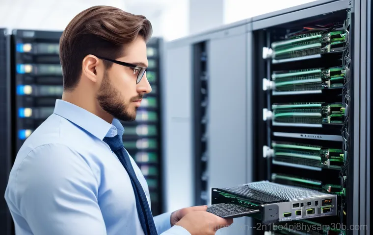 삼성동 centos재설치 포맷 초기화 - A professional IT administrator, looking stressed and frustrated, sits in a modern server room with ... 삼성동 centos재설치 포맷 초기화 - A professional IT administrator, looking stressed and frustrated, sits in a modern server room with ...