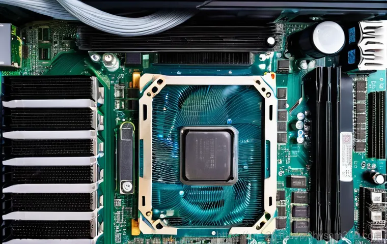 중부면 메인보드조립 및 교체수리 - A close-up of a person, looking frustrated and perplexed, staring at a desktop computer monitor that... 중부면 메인보드조립 및 교체수리 - A close-up of a person, looking frustrated and perplexed, staring at a desktop computer monitor that...