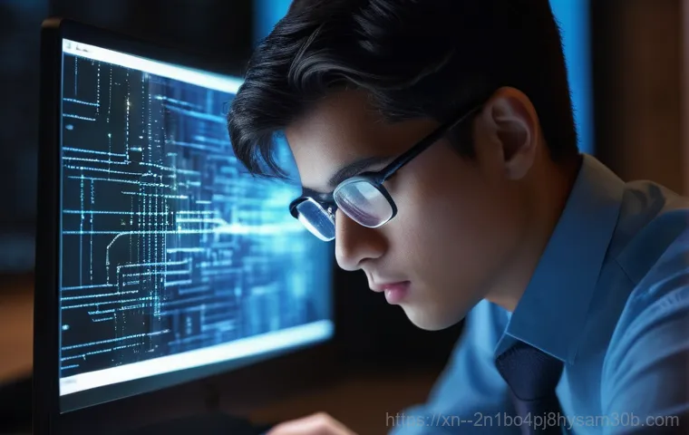 동숭동 SOFTWARE_EXCEPTION - **Prompt 1:** A young adult, dressed in casual clothes, sits at a desk, looking utterly frustrated a...