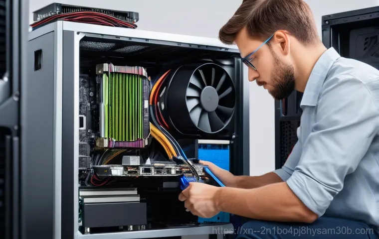 신도림 프로그램응답없음 - An adult man, wearing a casual jacket and jeans, stands in a modern electronics store aisle, thought... 신도림 프로그램응답없음 - An adult man, wearing a casual jacket and jeans, stands in a modern electronics store aisle, thought...