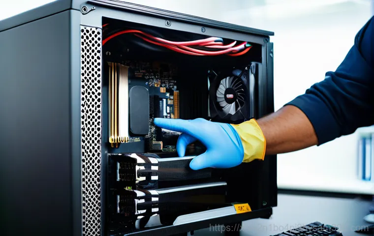 개포동 컴퓨터 desktop 출장방문수리점 - A friendly and professional computer technician, wearing a clean, branded polo shirt, is expertly re... 개포동 컴퓨터 desktop 출장방문수리점 - A friendly and professional computer technician, wearing a clean, branded polo shirt, is expertly re...