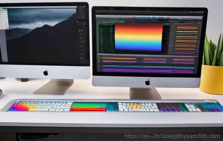 탄현동 아이맥 판매 및 수리 - **Image Prompt 1: iMac Power Failure Diagnosis and Repair**
    A highly detailed, close-up shot of ...