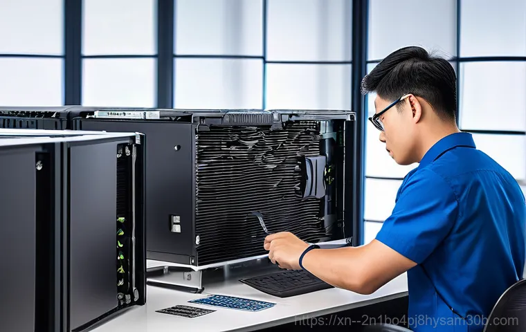 소공동 워크스테이션출장방문수리점 - **Prompt:** A focused professional male technician, wearing a clean, modern work uniform with a comp... 소공동 워크스테이션출장방문수리점 - **Prompt:** A focused professional male technician, wearing a clean, modern work uniform with a comp...